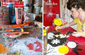 Atelier peintre Amylee