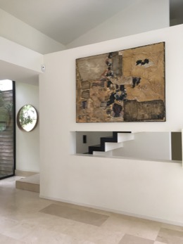 Tableau Brut dans maison d'architecte