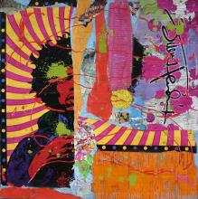 Tableau collage Jimmy Hendrix