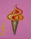 Tableau enfant, Glace italienne tutti frutti : Artiste peintre Sophie Costa