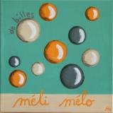 Méli mélo de billes : Artiste peintre Sophie Costa