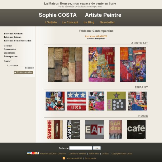 Nouveau Site Sophie Costa