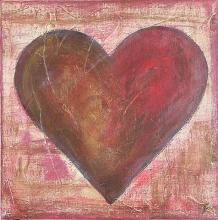 Tableau Coeur : Artiste peintre Sophie Costa