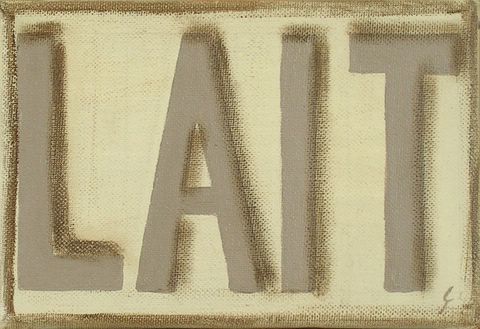 Lait : tableau de Sophie Costa, artiste peintre Tableau Contemporain, Lait. Sophie Costa, artiste peintre.
