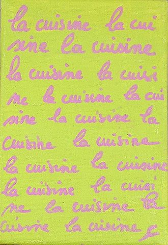 Cuisine : tableau de Sophie Costa, artiste peintre