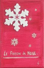 Tableau Le flocon de neige : Artiste peintre Sophie Costa