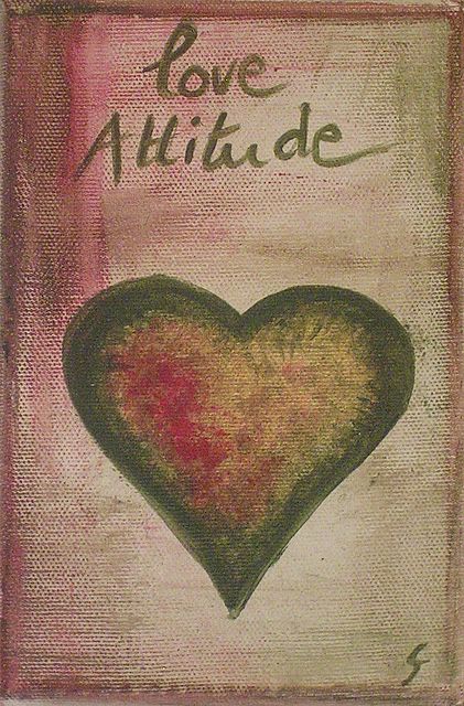 love attitude : tableau de Sophie Costa, artiste peintre