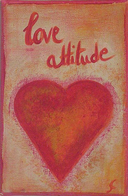 love attitude : tableau de Sophie Costa, artiste peintre