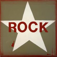 Tableau ROCK attitude : Artiste peintre Sophie Costa