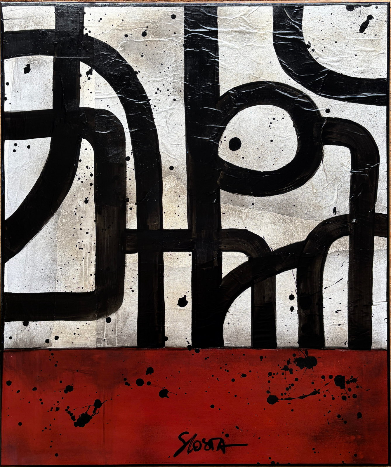 NOW #9 : tableau de Sophie Costa, artiste peintre Tableau Contemporain, NOW #9. Sophie Costa, artiste peintre.
