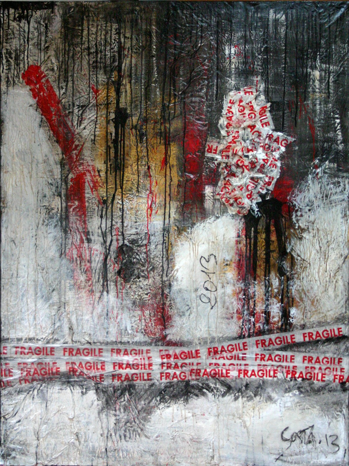 2013 : tableau de Sophie Costa, artiste peintre