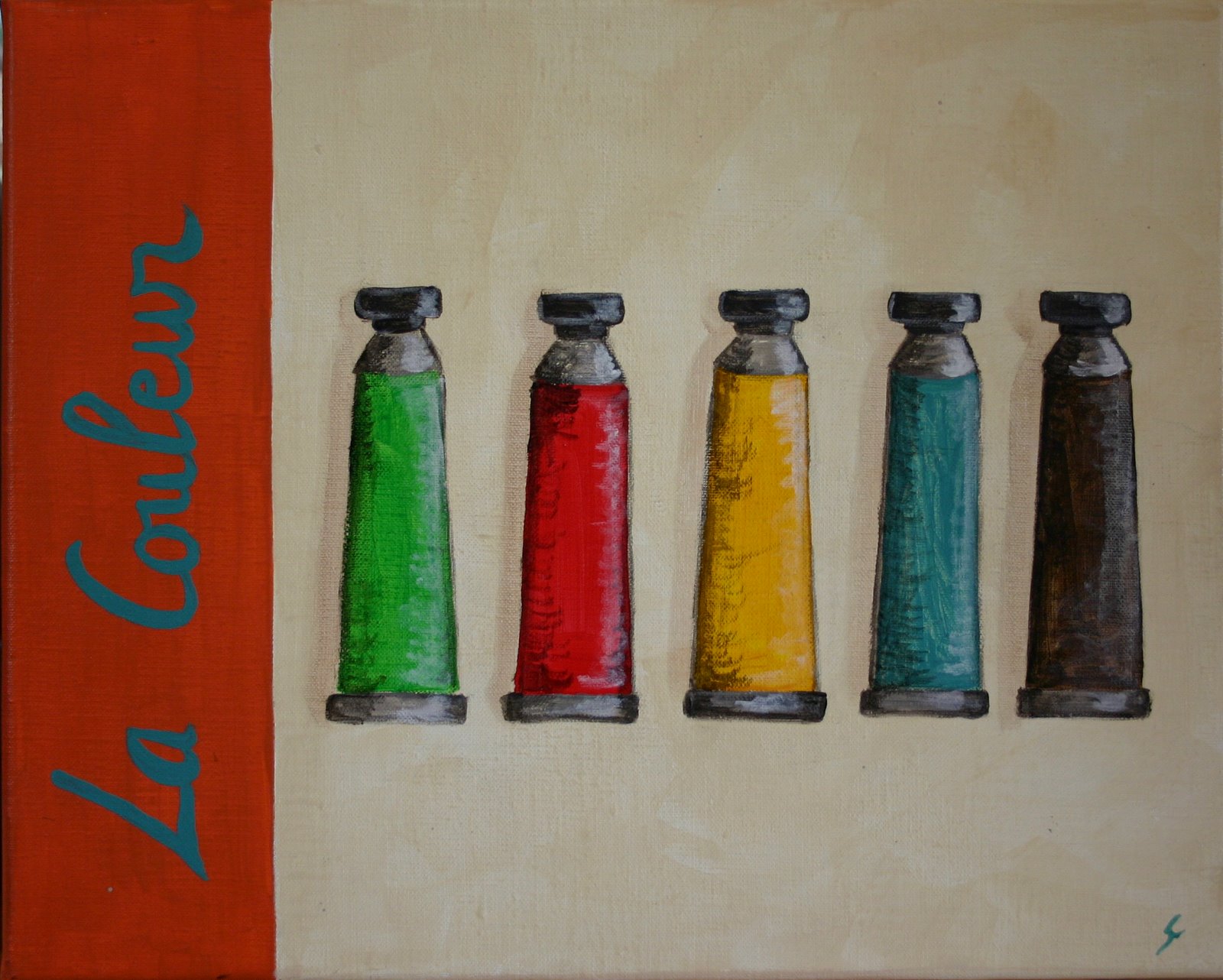 La couleur #2 : tableau de Sophie Costa, artiste peintre