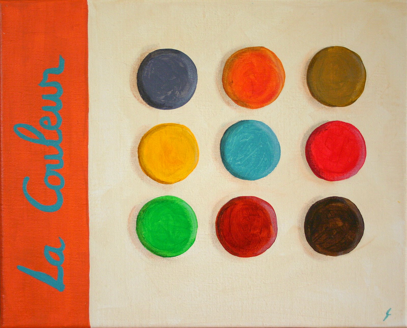 La couleur #3 : tableau de Sophie Costa, artiste peintre