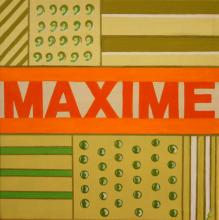 Tableau &amp;quot;Maxime&amp;quot; : Artiste peintre Sophie Costa