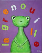 Tableau La grenouille : Artiste peintre Sophie Costa