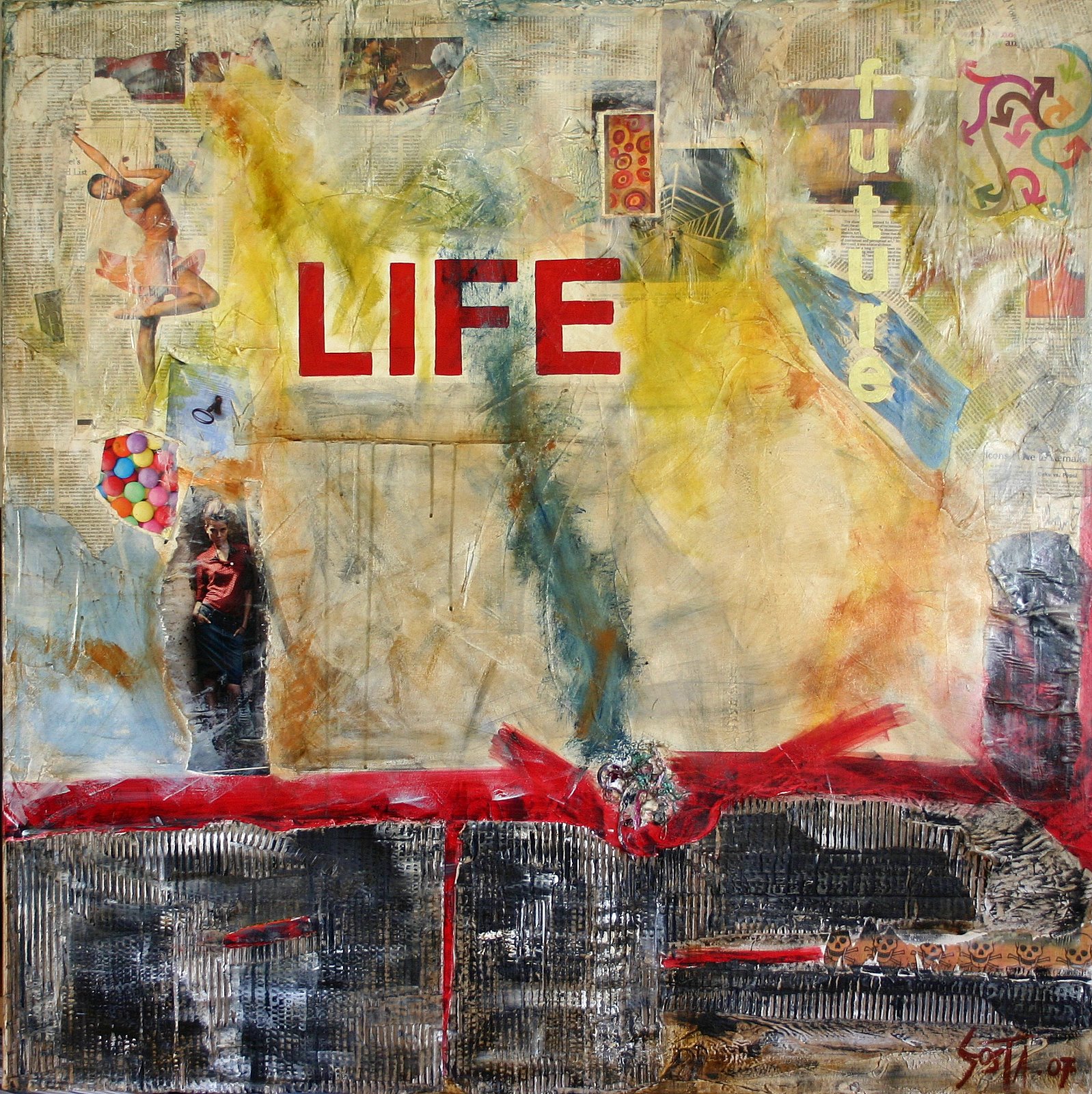 LIFE : tableau de Sophie Costa, artiste peintre