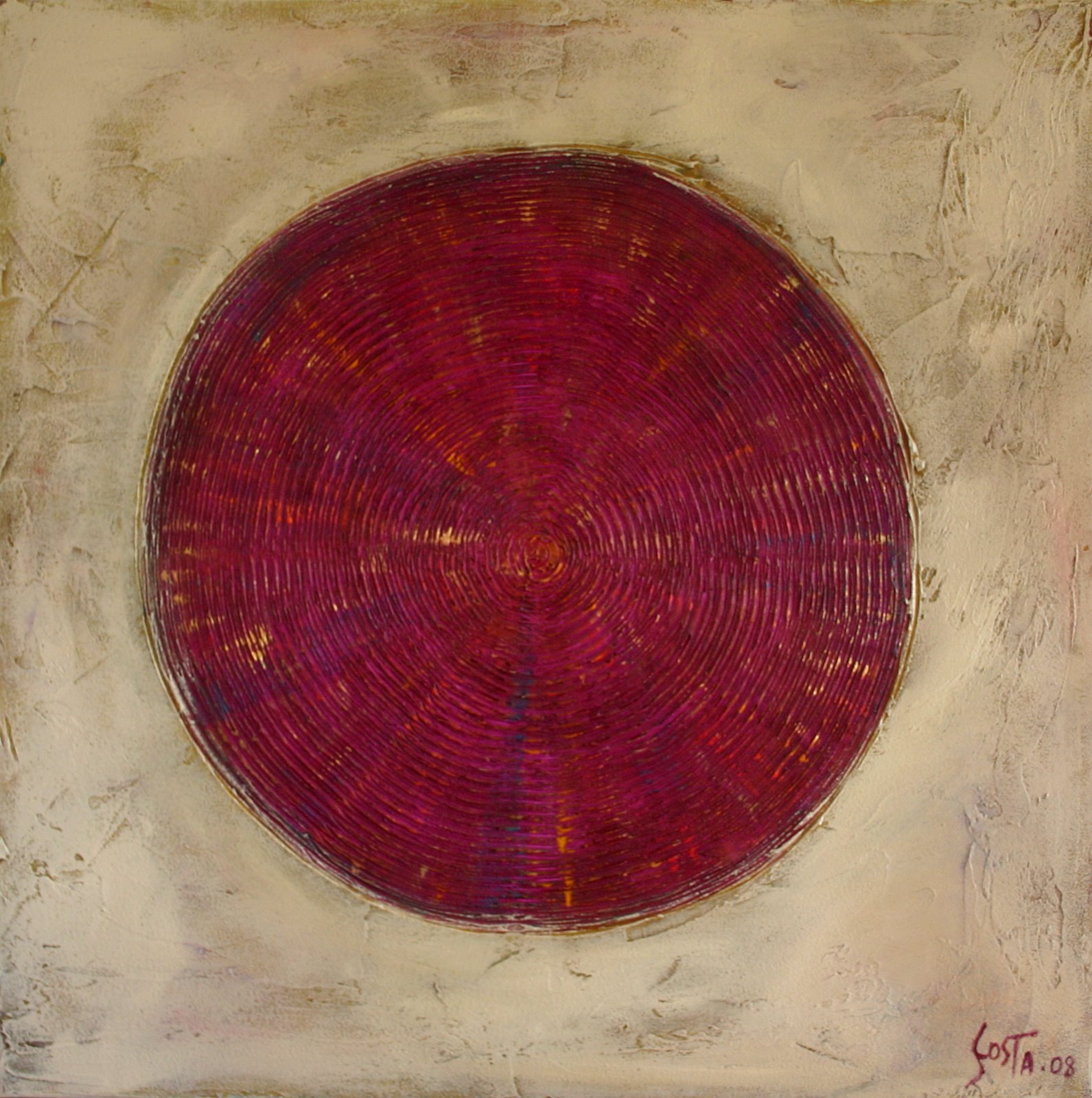 Cible 2 : tableau de Sophie Costa, artiste peintre