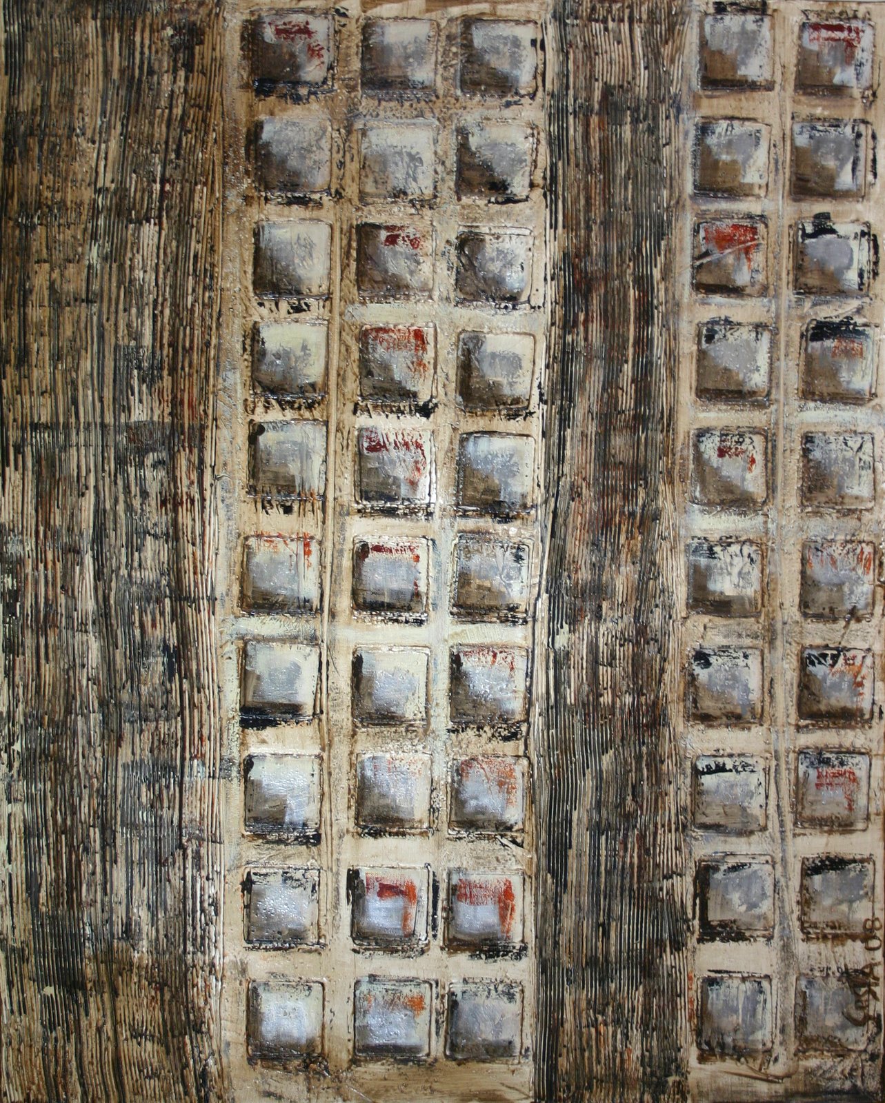 squares (8) : tableau de Sophie Costa, artiste peintre