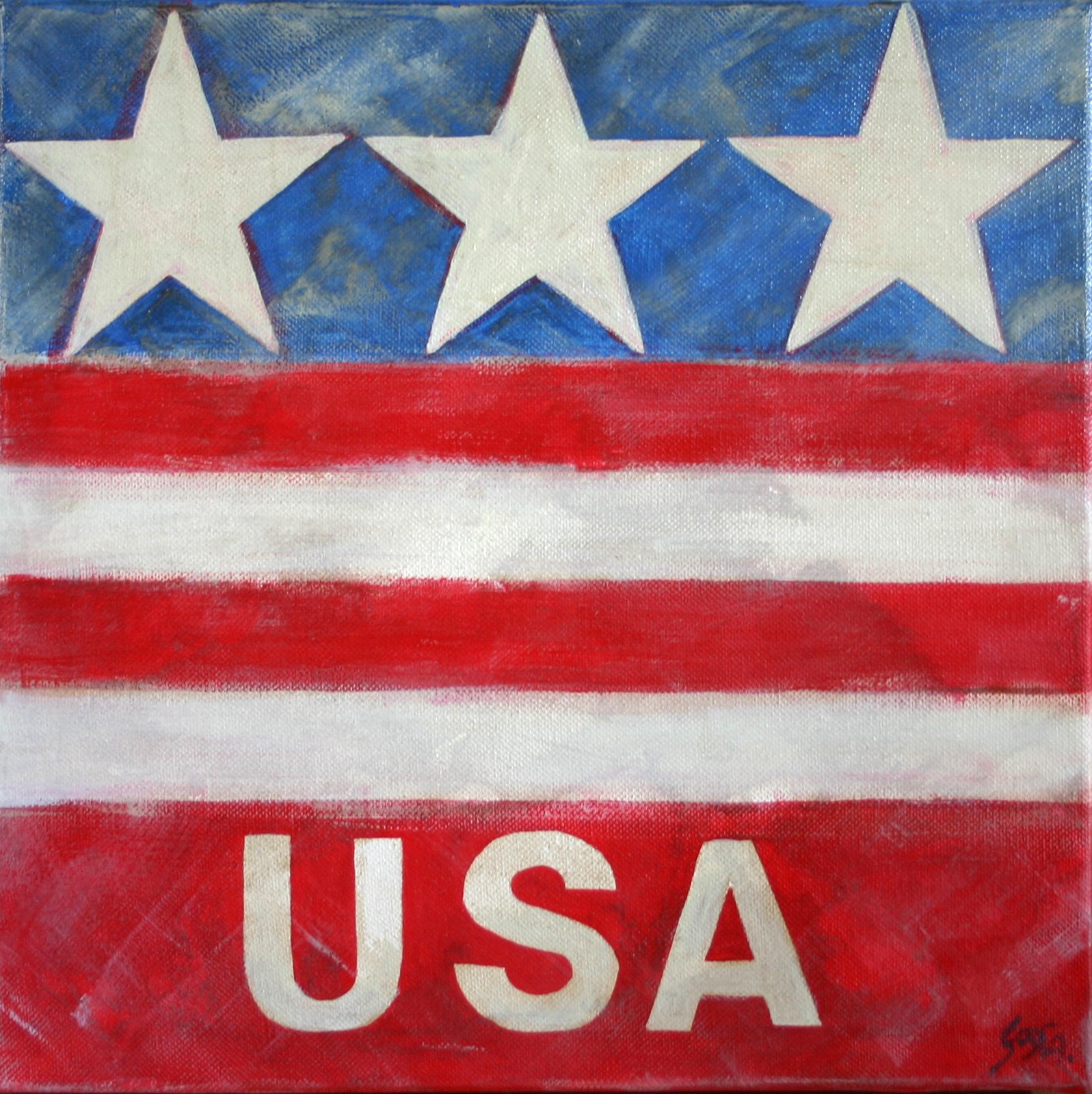 USA : tableau de Sophie Costa, artiste peintre