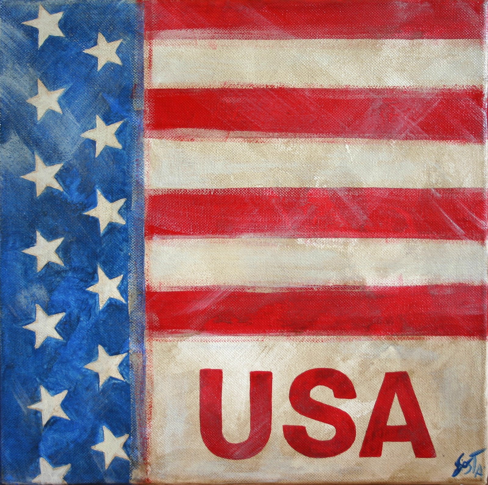USA : tableau de Sophie Costa, artiste peintre