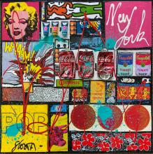 Tableau POP NY : Artiste peintre Sophie Costa