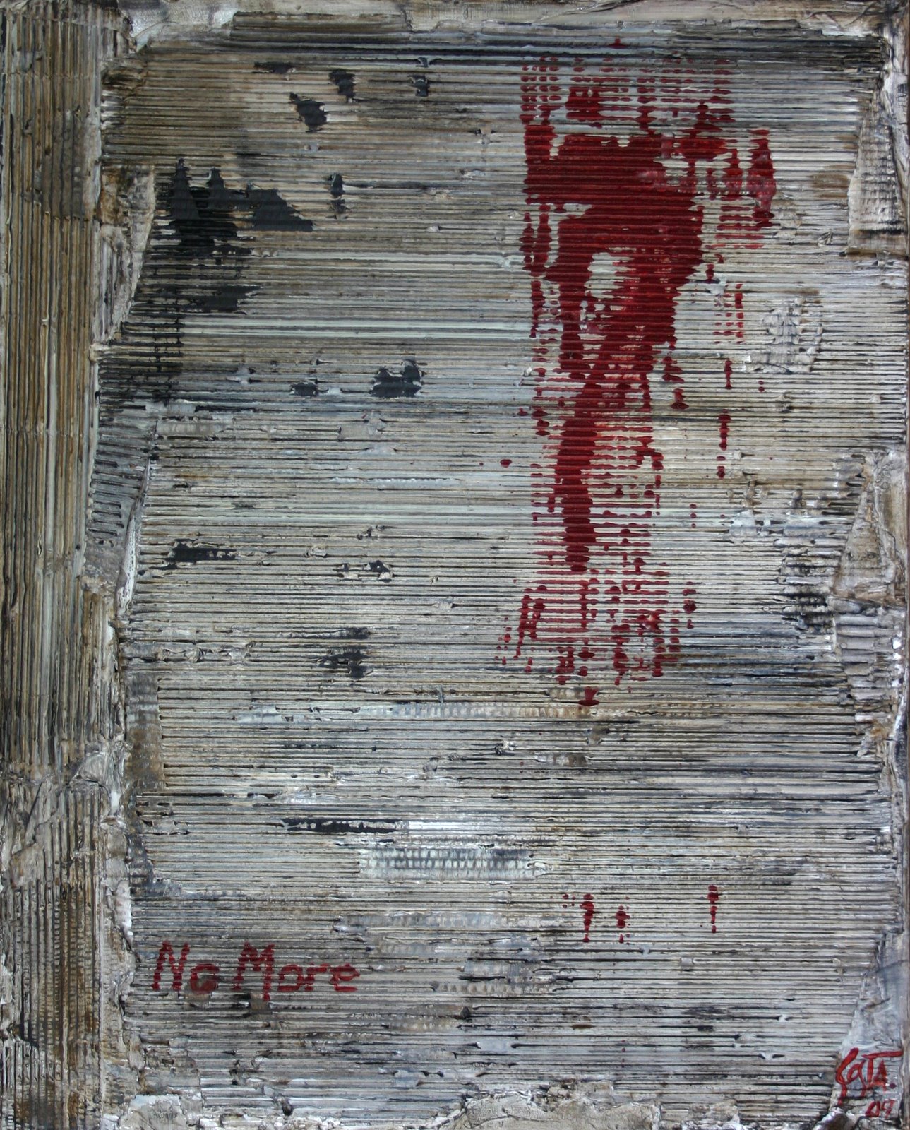 No more : tableau de Sophie Costa, artiste peintre