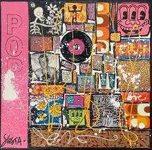 Tableau POP by Keith Haring : Artiste peintre Sophie Costa