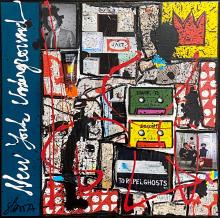 Tableau Basquiat, NY underground : Artiste peintre Sophie Costa