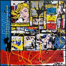 Tableau POP by Lichtenstein : Artiste peintre Sophie Costa