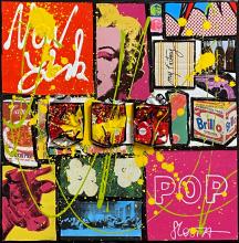 Tableau POP NY (Marylin) : Artiste peintre Sophie Costa