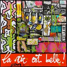 Tableau La vie est belle ! : Artiste peintre Sophie Costa