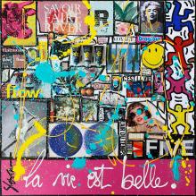 Tableau La vie est belle ! : Artiste peintre Sophie Costa