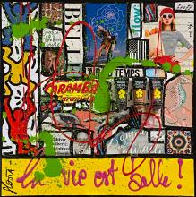 Tableau La vie est belle ! : Artiste peintre Sophie Costa