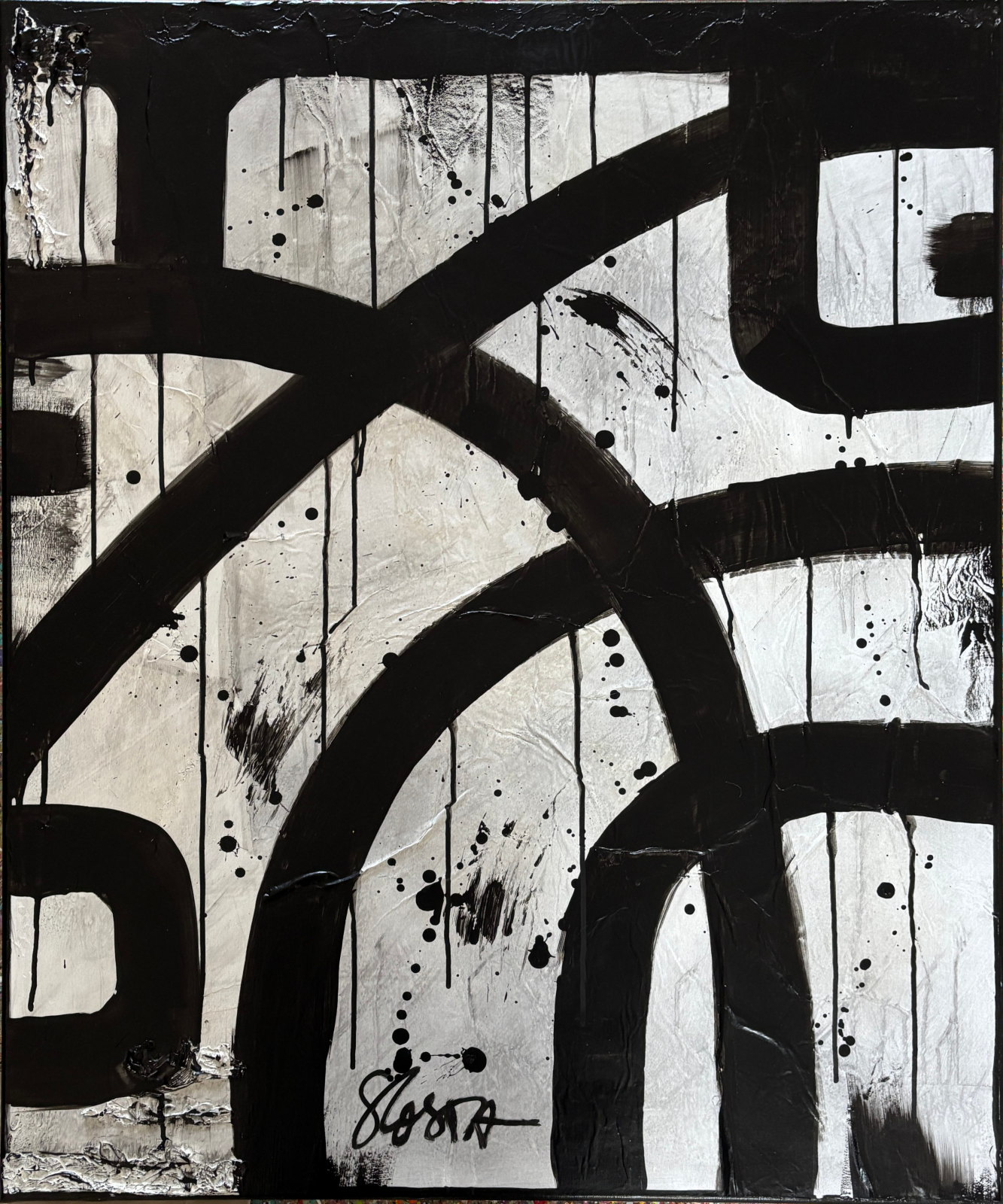 NOW #2 : tableau de Sophie Costa, artiste peintre Tableau Contemporain, NOW #2. Sophie Costa, artiste peintre.
