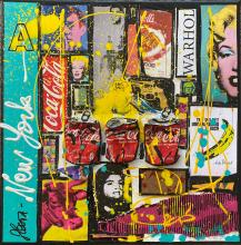 Tableau A comme Andy Warhol : Artiste peintre Sophie Costa