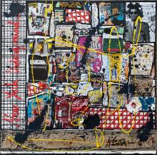 Tableau Basquiat forever : Artiste peintre Sophie Costa