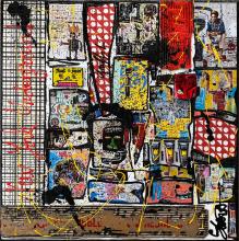 Tableau Basquiat, the one ! : Artiste peintre Sophie Costa