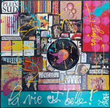 Tableau La vie est belle ! : Artiste peintre Sophie Costa