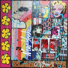 Tableau POP NY : Artiste peintre Sophie Costa