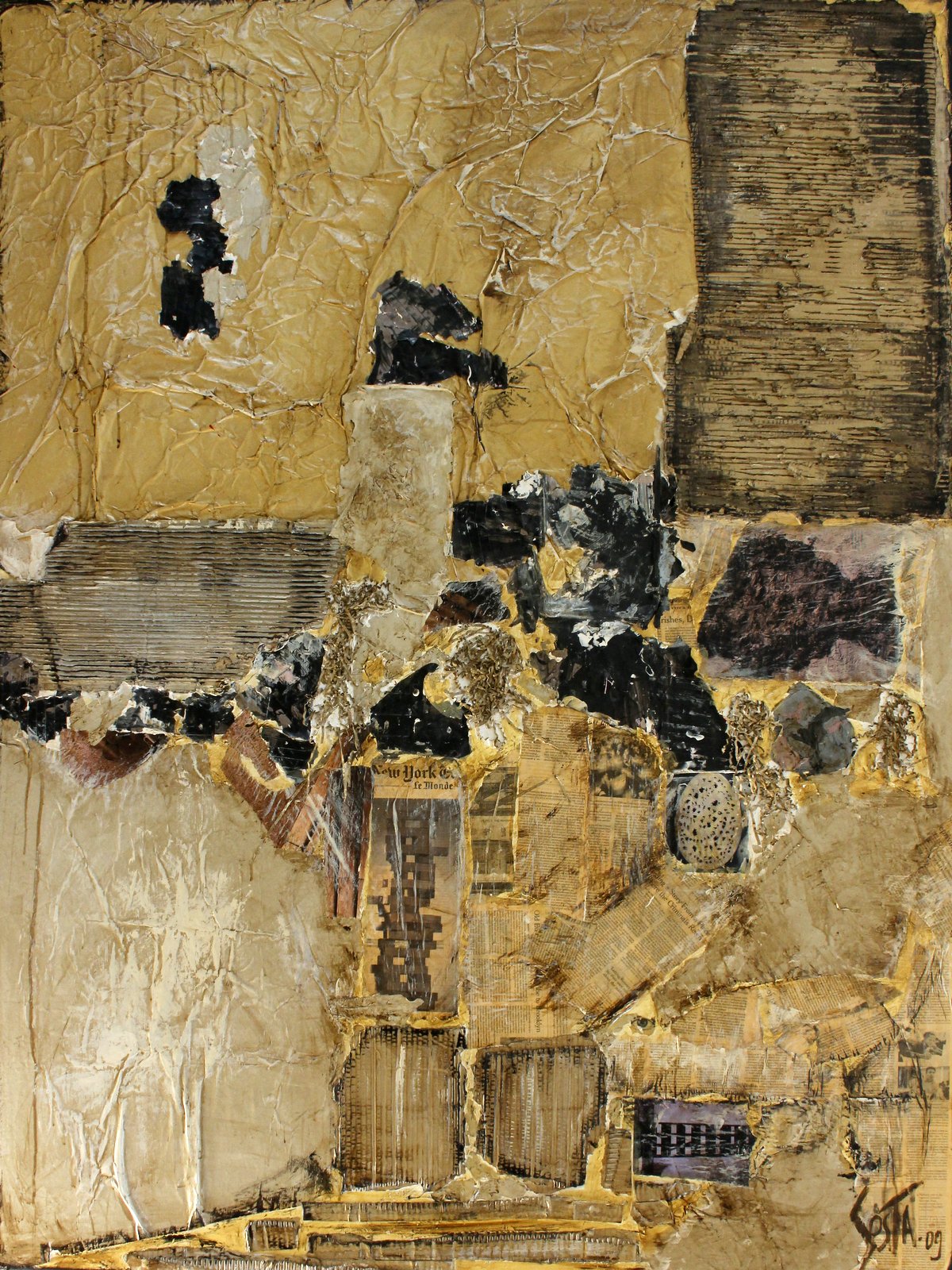 BRUT : tableau de Sophie Costa, artiste peintre