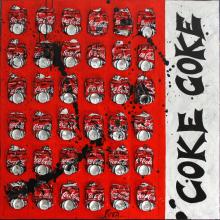 Tableau COKE   : Artiste peintre Sophie Costa
