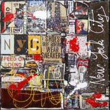 Tableau NYC : Artiste peintre Sophie Costa