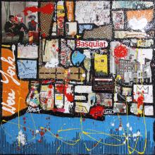 Tableau Basquiat forever : Artiste peintre Sophie Costa