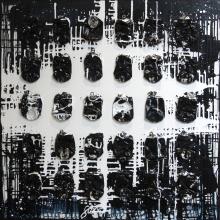 Tableau DARK BLUE : Artiste peintre Sophie Costa