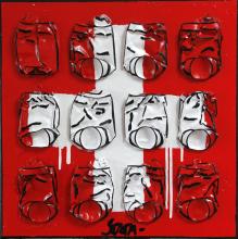 Tableau Swiss coke : Artiste peintre Sophie Costa