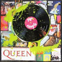 Tableau Queen Vinyle : Artiste peintre Sophie Costa
