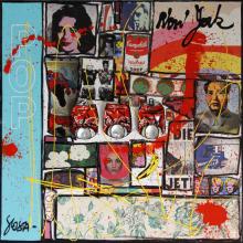 Tableau POP NY # 2 : Artiste peintre Sophie Costa
