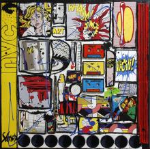 Tableau WHAAM ! : Artiste peintre Sophie Costa
