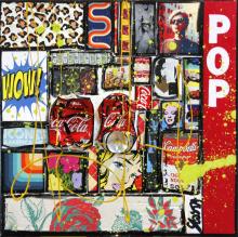 Tableau POP WOW : Artiste peintre Sophie Costa