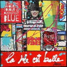 Tableau Boom, la vie est belle ! : Artiste peintre Sophie Costa